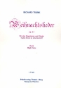Weihnachtslieder op.61 fr Gesang (hoch) und Klavier Partitur (dt/en)