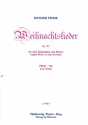 Weihnachtslieder op.61 fr Gesang (mittel / tief) und Klavier Partitur (dt/en)