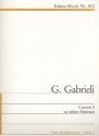 Canzon 5 fr 7 Stimmen Partitur und Stimmen