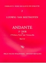 Andante F-Dur Woo57 fr Streichquartett Stimmen