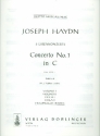 Konzert C-Dur Nr.1 Hob.VIIh:1 fr 2 Altblockflten und Orchester Cello / Ba
