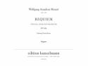 Requiem d-Moll KV626 fr Soli, Chor und Orchester Orgel