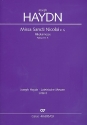 Missa sancti Nicolai G-Dur Hob.XXII 6 fr Soli, Chor, Orchester und Orgel Klavierauszug