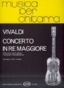 Concerto re maggiore RV93 per liuto (chitarra), 2 violini e violoncello Partitur und 4 Stimmen