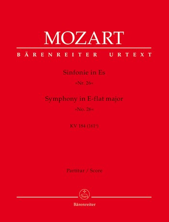 Sinfonie Es-Dur Nr.26 KV184 fr Orchester Partitur