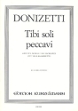 Tibi soli peccavi fr Sopran, Bassetthorn und Streicher Klavierauszug