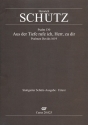 Aus der Tiefe rufe ich SWV25 fr Chor (SSAATTBB), 8 Instrumente und Bc,  Partitur