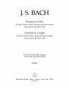 Konzert A-Dur BWV1055 fr Oboe d'amore (Oboe), Streicher und Bc Violine 1