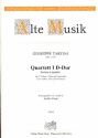 Streichquartett D-Dur Nr.1  Partitur und Stimmen