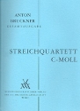 Streichquartett c-Moll von 1861/62 fr Streichquartett Studienpartitur