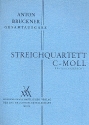 Streichquartett c-Moll von 1861/62 fr Streichquartett kritischer Bericht