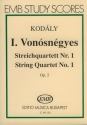 Streichquartett Nr.1 op.2 Studienpartitur