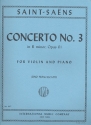 Concerto op.61,3 b Minor for violin and piano