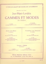 Gammes et modes vol.1 pour saxophone (sur 2 octaves et demie) (fr/en/dt/sp)