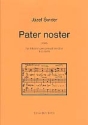 Pater noster fr gem Chor a cappella Partitur