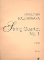 String quartet no. 1 (1952) parts