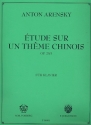 Etude sur un thme chinois op.25,3 fr Klavier