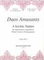 Duos amusants 4 leichte Suiten fr 2 Melodieinstrumente,  Spielpartitur (Altblockflten, Flten, Oboen, Violinen, Diskantgamben)