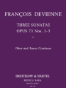 3 Sonatas op.71,1-3 for oboe and bc