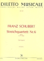 Streichquartett D-Dur Nr.6 D74 Stimmen 