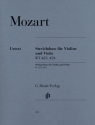 Streichduos KV423 und KV424 fr Violine und Viola Partitur und Stimmen