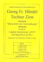 Tochter Zion fr 5 gleiche Instrumente in B oder C und orgel ad lib.    Partitur und Stimmen
