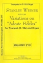 Variations on Adeste fideles WeinWV210 for trumpet b/c and organ