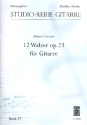 12 Walzer op.23 für Gitarre