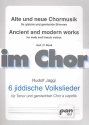 6 jiddische Volkslieder fr Tenor und gem Chor a cappella Partitur