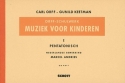 Muziek voor Kinderen Band 1 fr Singstimme, Blockflten und Schlagzeug Sing- und Spielpartitur