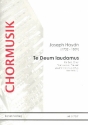 Te deum laudamus fr Soli, gem Chor und Instrumente Partitur