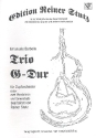 Trio G-Dur fr Zupforchester oder 2 Mandolinen und Bc Partitur