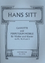 Gavotte  und  Perpetuum mobile aus op.95 fr Violine und Klavier