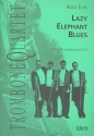 Lazy Elephant Blues fr 4 Posaunen Partitur und Stimmen