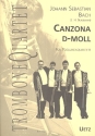 Canzona d-Moll BWV588 fr 4 Posaunen Partitur und Stimmen
