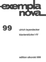 KLAVIERSTUECKE 1-4  EXEMPLA NOVA 99