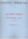 Sonate D-dur op.1,2 fr 2 Violinen und Bc