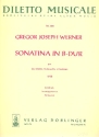 SONATINA B-DUR FUER 2 VIOLINEN, VIOLONCELLO UND BC GOMBAS, PAL, ED