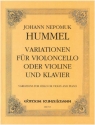 Variationen op.54 fr Violoncello (Violine) und Klavier
