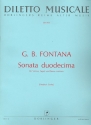 Sonata duodecima fr Violine, Fagott und Bc Stimmen