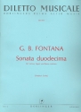 Sonata duodecima fr Violine, Fagott und Bc Stimmen
