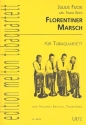 Florentiner Marsch fr 4 Tuben (Posaunen, Baritone, Tenorhrner) Partitur und 10 (Alternativ-)stimmen