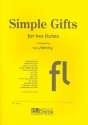 Simple Gifts for 2 flutes score