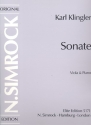 Sonate fr Viola und Klavier