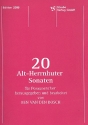 20 Alt-Herrenhuter Sonaten fr Posaunenchor Partitur