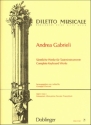 Smtliche Werke fr Tasteninstrumente Band 1 Intonazioni, libro primo, Toccate, Praeambula