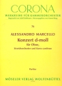 Konzert d-Moll für Oboe, Streicher und Bc Partitur