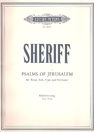 Psalms of Jerusalem fr Tenor, Ba, Chor und Orchester Klavierauszug