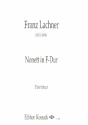 Nonett F-Dur fr Flte, Horn, Fagott, Violine, Viola, Violoncello und Kontrabass Partitur und Stimmen