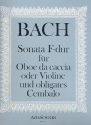 Sonate F-Dur BWV1038 für Oboe da caccia (Violine) und obligates Cembalo